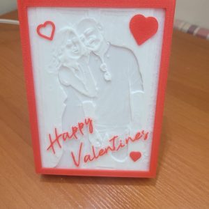 Valentine Lithophone customized gift